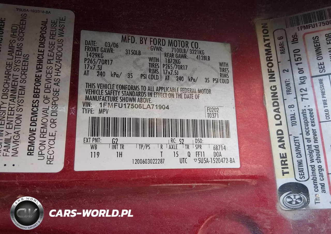 2006 Ford Expedition Eddie Bauer-King Ranch VIN:1FMFU17506LA71904 - 9