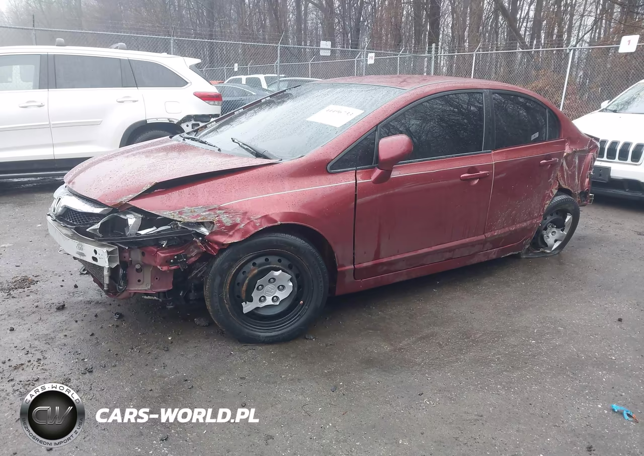 2010 Honda Civic Lx VIN:2HGFA1F53AH535161 - 2