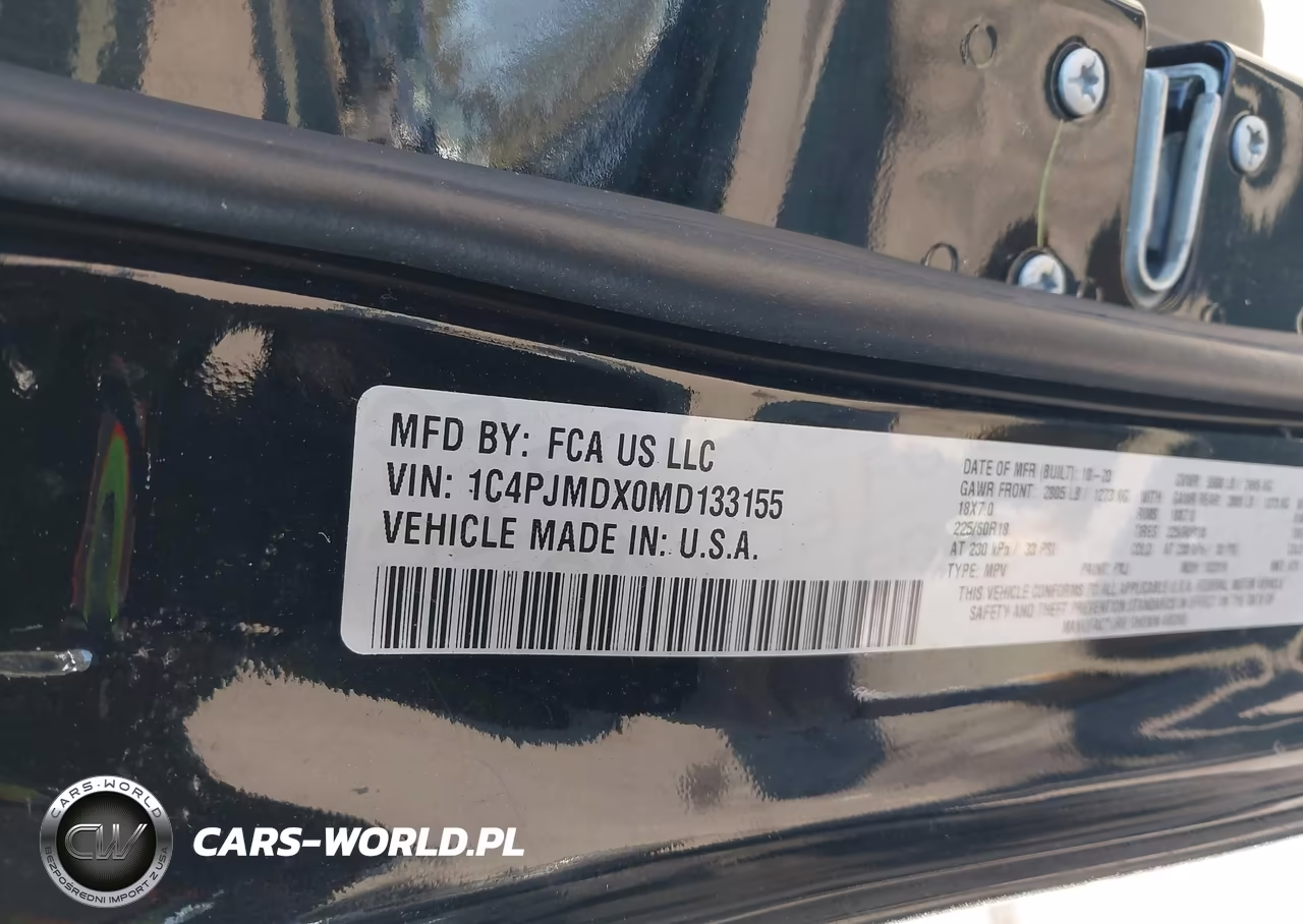 2021 Jeep Cherokee Limited 4X4 VIN:1C4PJMDX0MD133155 - 9