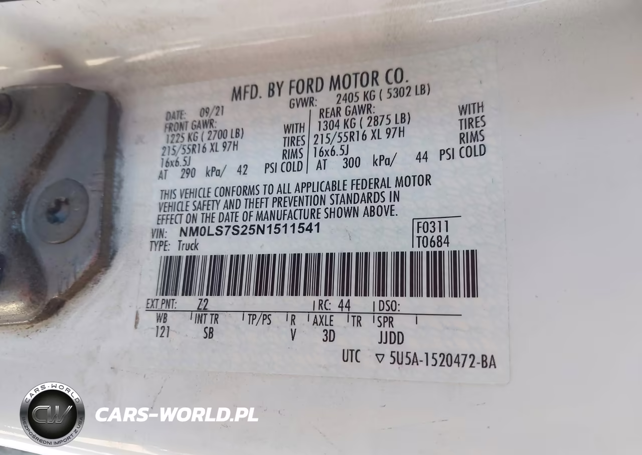 2022 Ford Transit Connect Xl VIN:NM0LS7S25N1511541 - 9