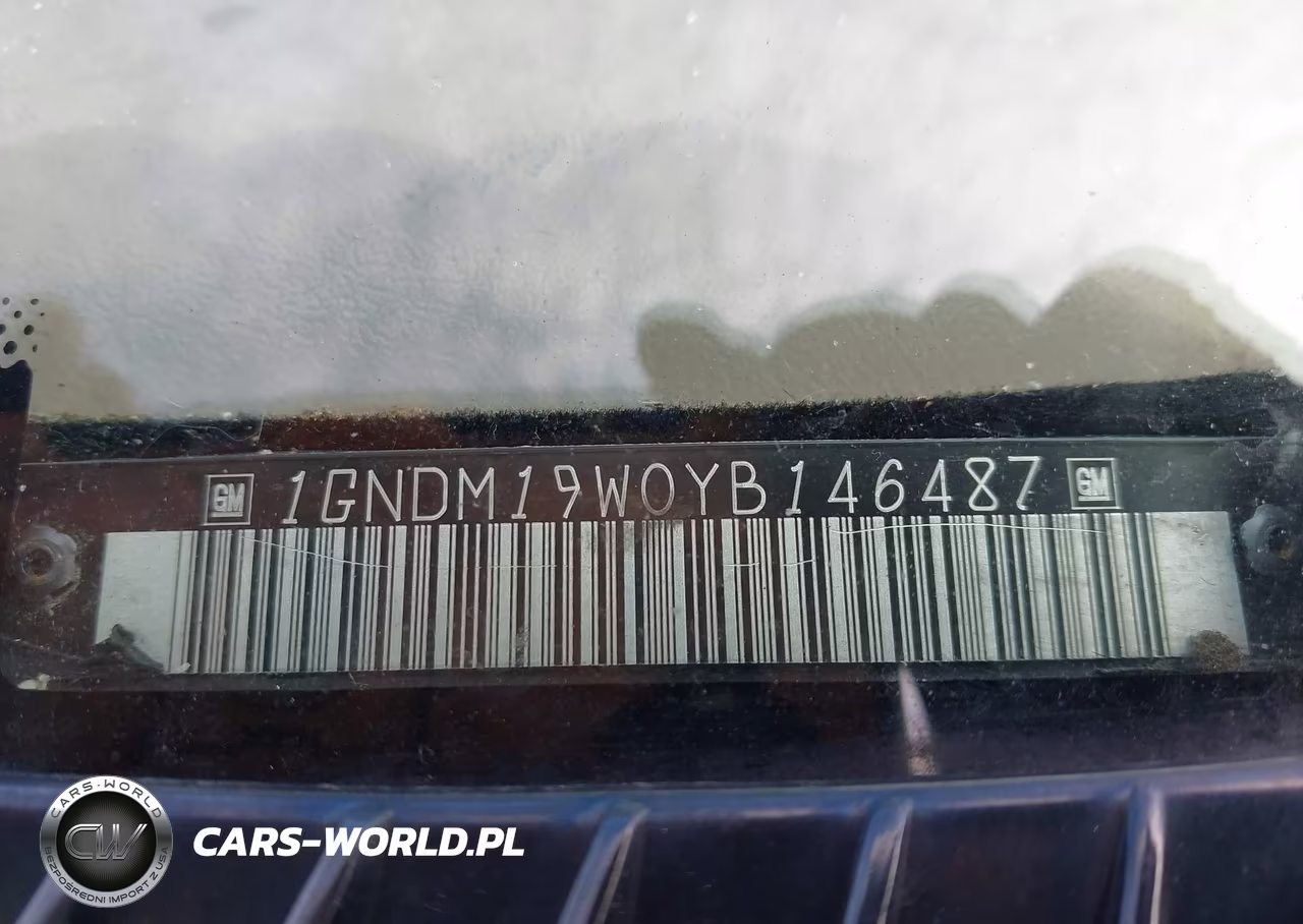 2000 Chevrolet Astro VIN:1GNDM19W0YB146487 - 9