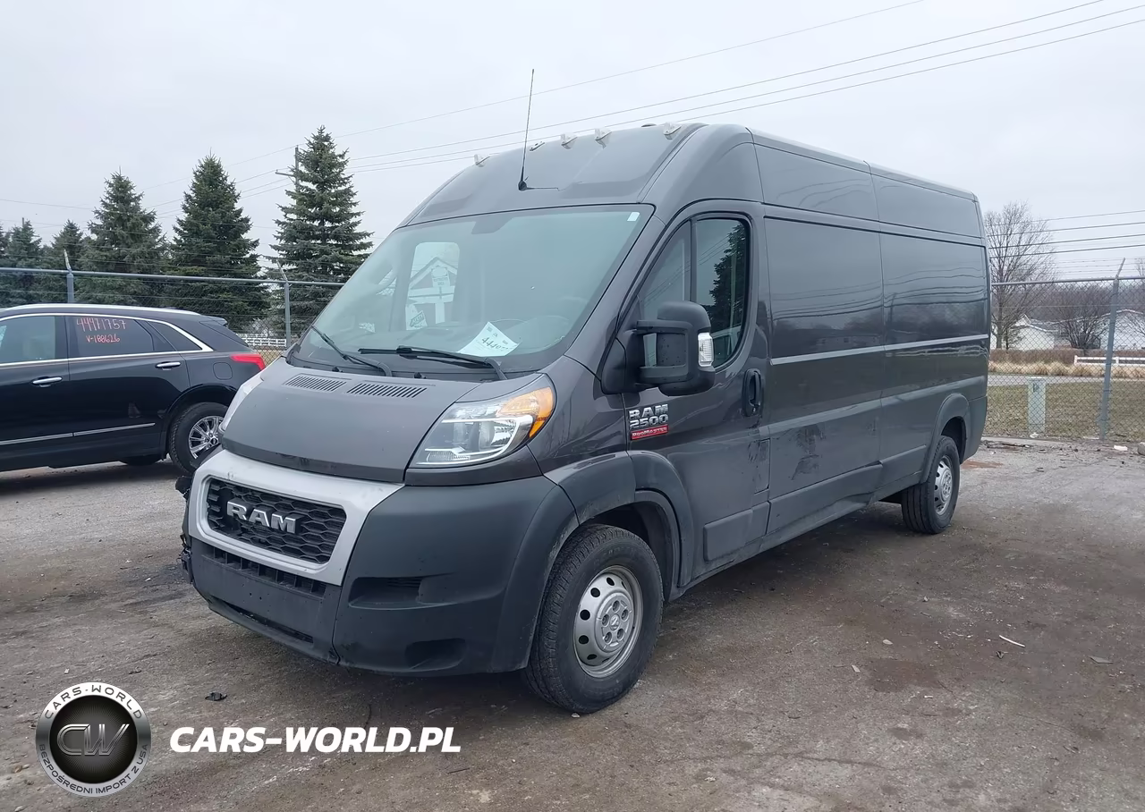 2021 Ram Promaster 2500 High Roof 159 Wb VIN:3C6LRVDG5ME574654 - 2