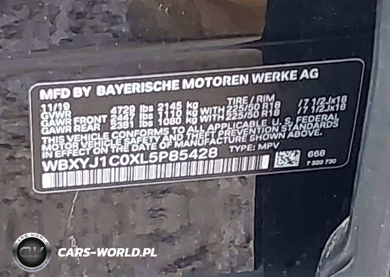 2020 BMW X2 xDrive28I VIN:WBXYJ1C0XL5P85428 - 9