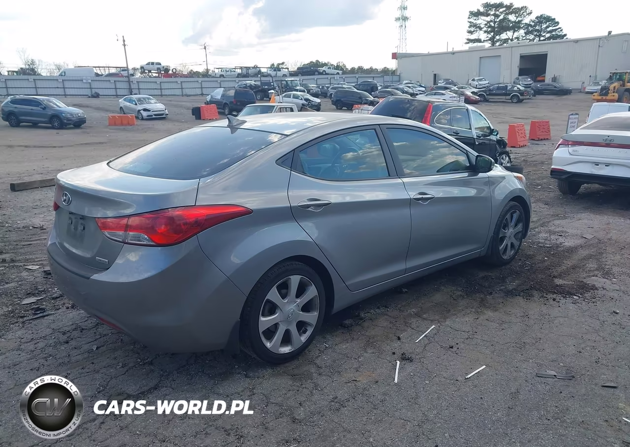 2012 Hyundai Elantra Limited (Ulsan Plant) VIN:KMHDH4AE8CU365613 - 4