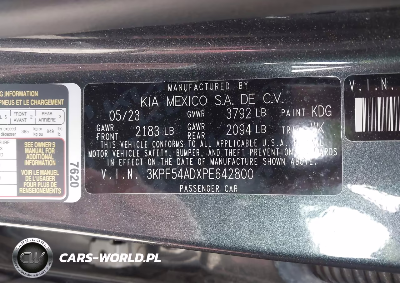 2023 Kia Forte Gt-Line VIN:3KPF54ADXPE642800 - 9