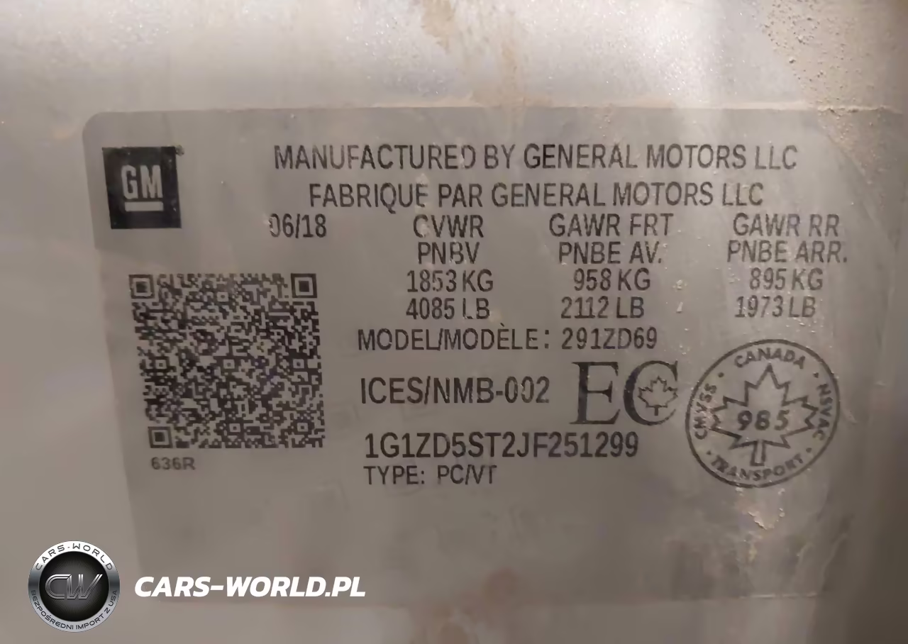 2018 Chevrolet Malibu Lt VIN:1G1ZD5ST2JF251299 - 9