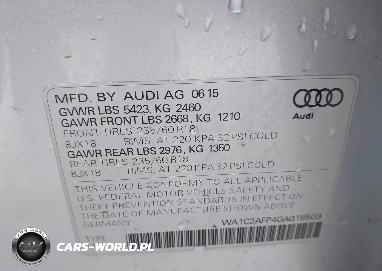 2016 Audi Q5 2.0T Premium VIN:WA1C2AFP4GA018503 - 9