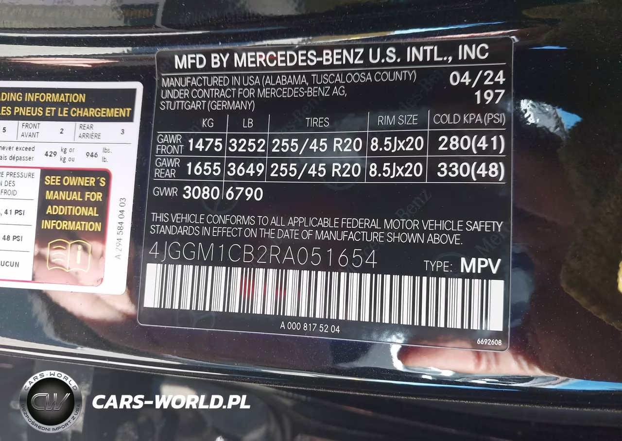 2024 Mercedes-Benz Eqe 350 Suv 4Matic VIN:4JGGM1CB2RA051654 - 9