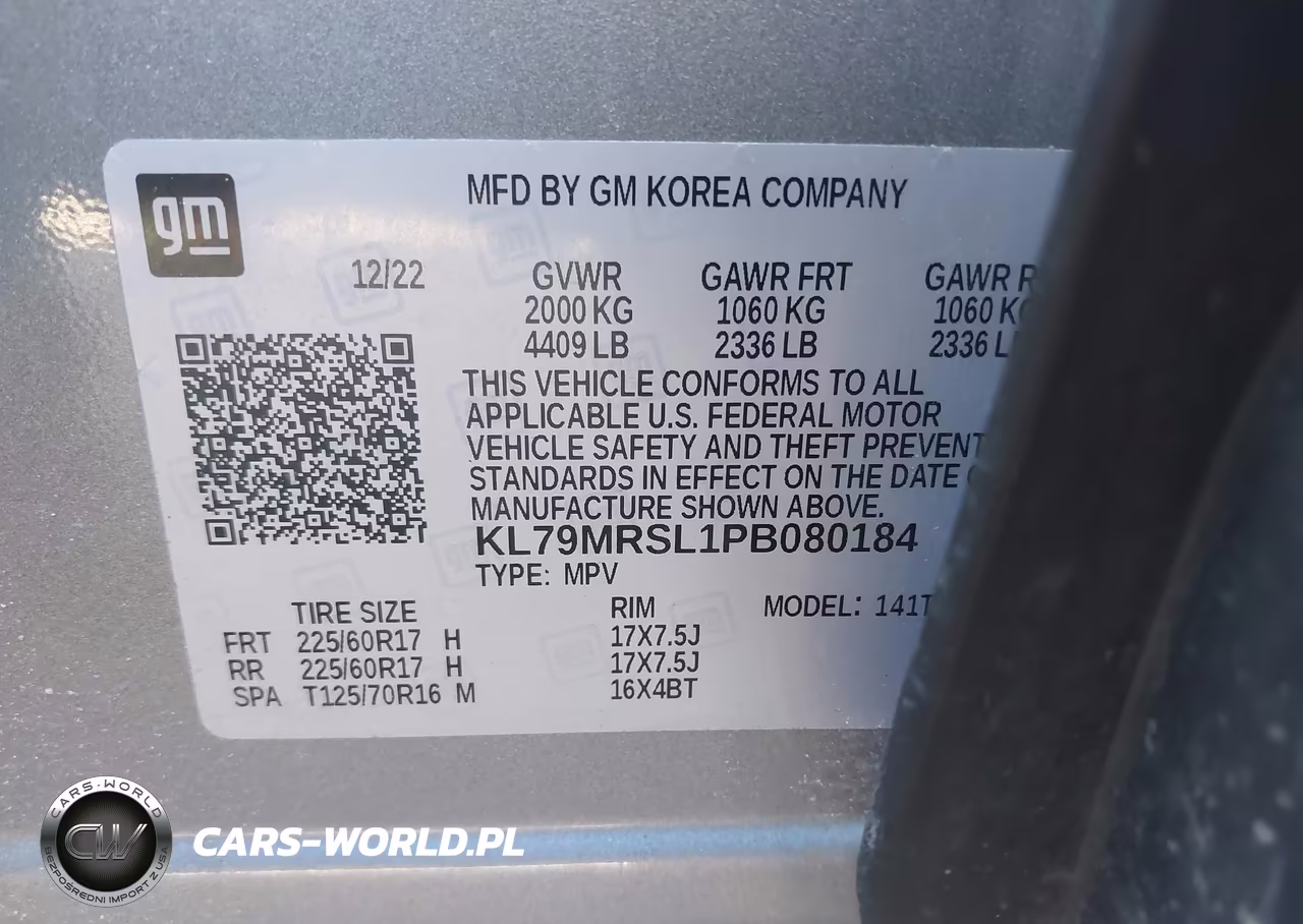 2023 Chevrolet Trailblazer Awd Lt VIN:KL79MRSL1PB080184 - 9