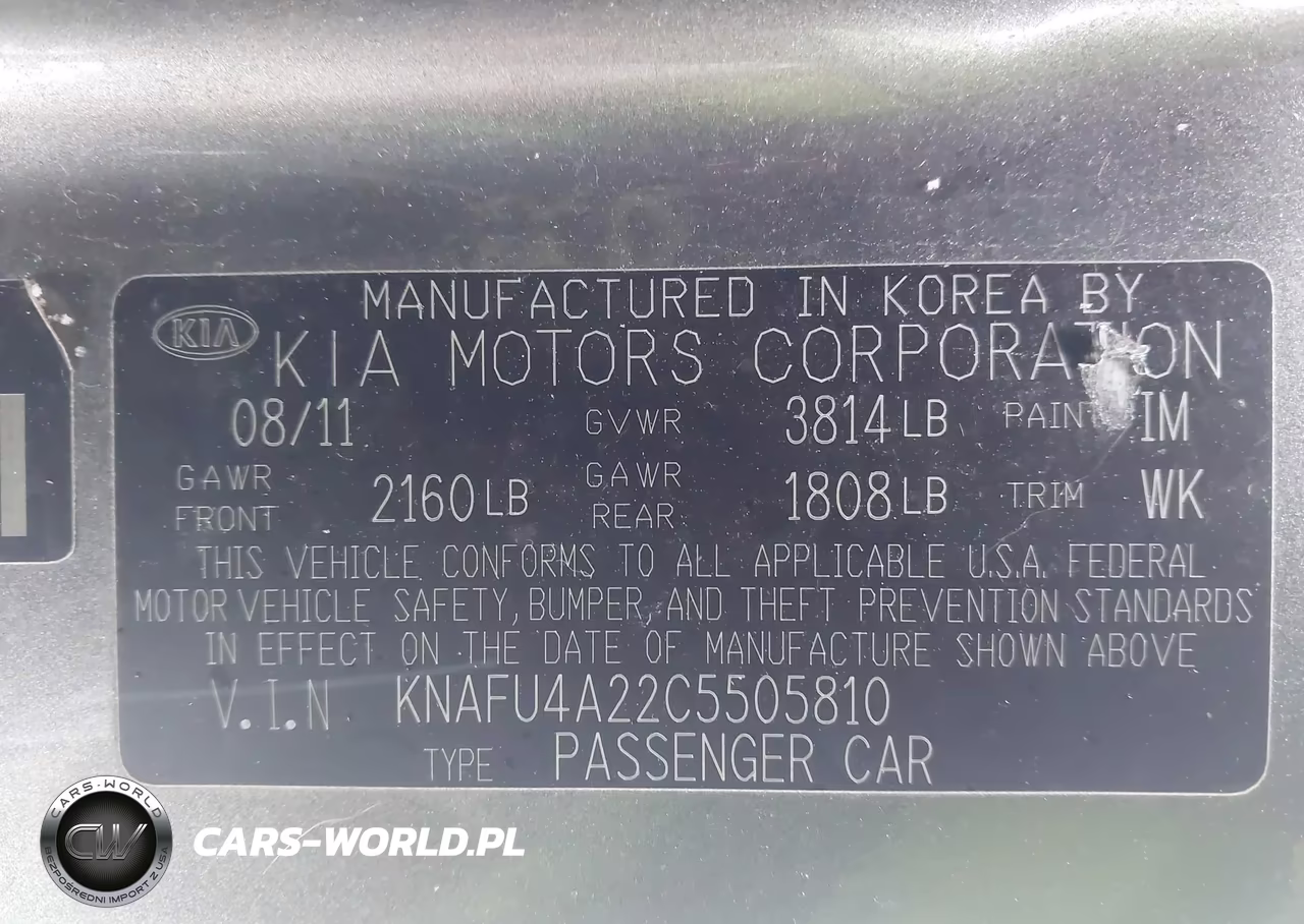 2012 Kia Forte Ex VIN:KNAFU4A22C5505810 - 9