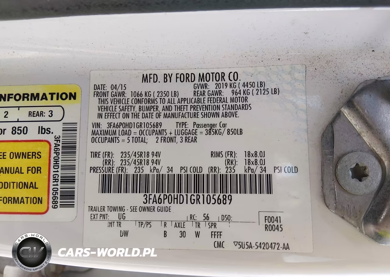 2016 Ford Fusion Se VIN:3FA6P0HD1GR105689 - 9