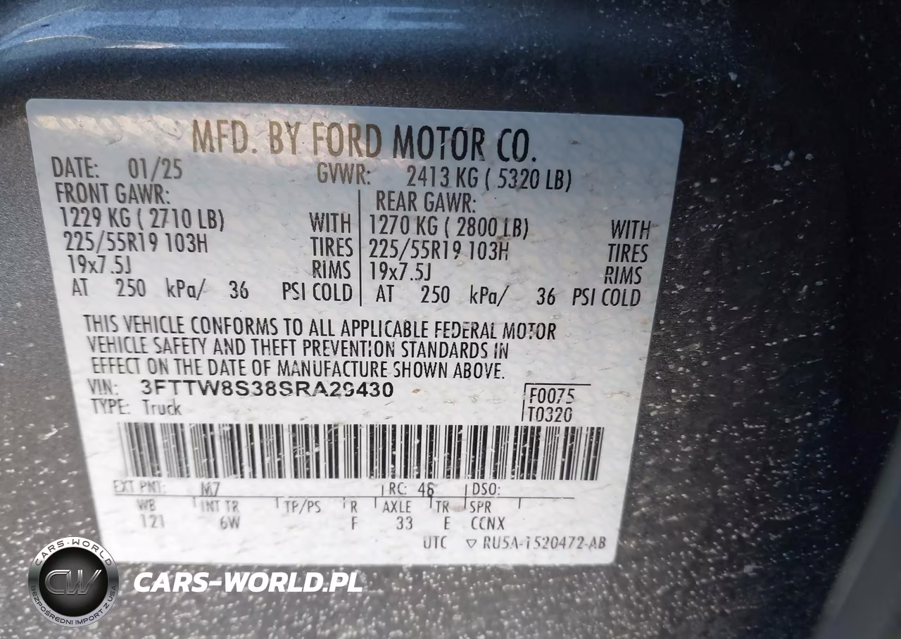 2025 Ford Maverick Lariat VIN:3FTTW8S38SRA29430 - 9