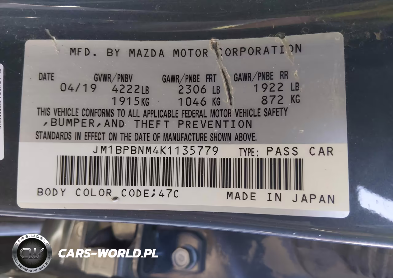 2019 Mazda Mazda3 Premium Package VIN:JM1BPBNM4K1135779 - 9
