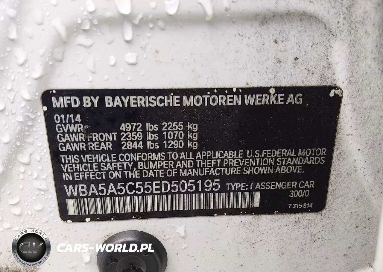 2014 BMW 528I VIN:WBA5A5C55ED505195 - 9