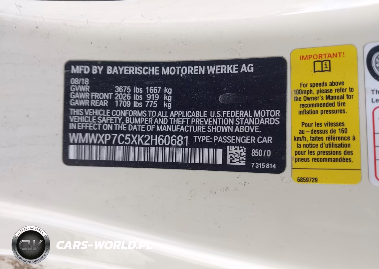 2019 Mini Hardtop Cooper S VIN:WMWXP7C5XK2H60681 - 9