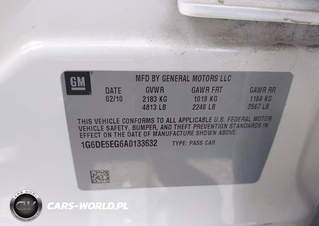 2010 Cadillac Cts Luxury VIN:1G6DE5EG6A0133632 - 9