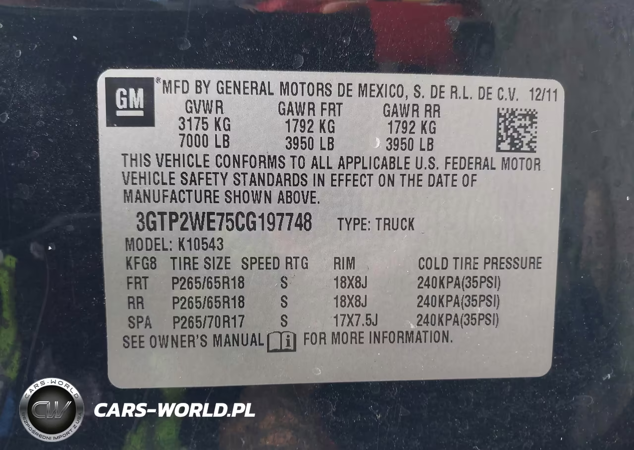 2012 GMC Sierra 1500 Slt VIN:3GTP2WE75CG197748 - 9