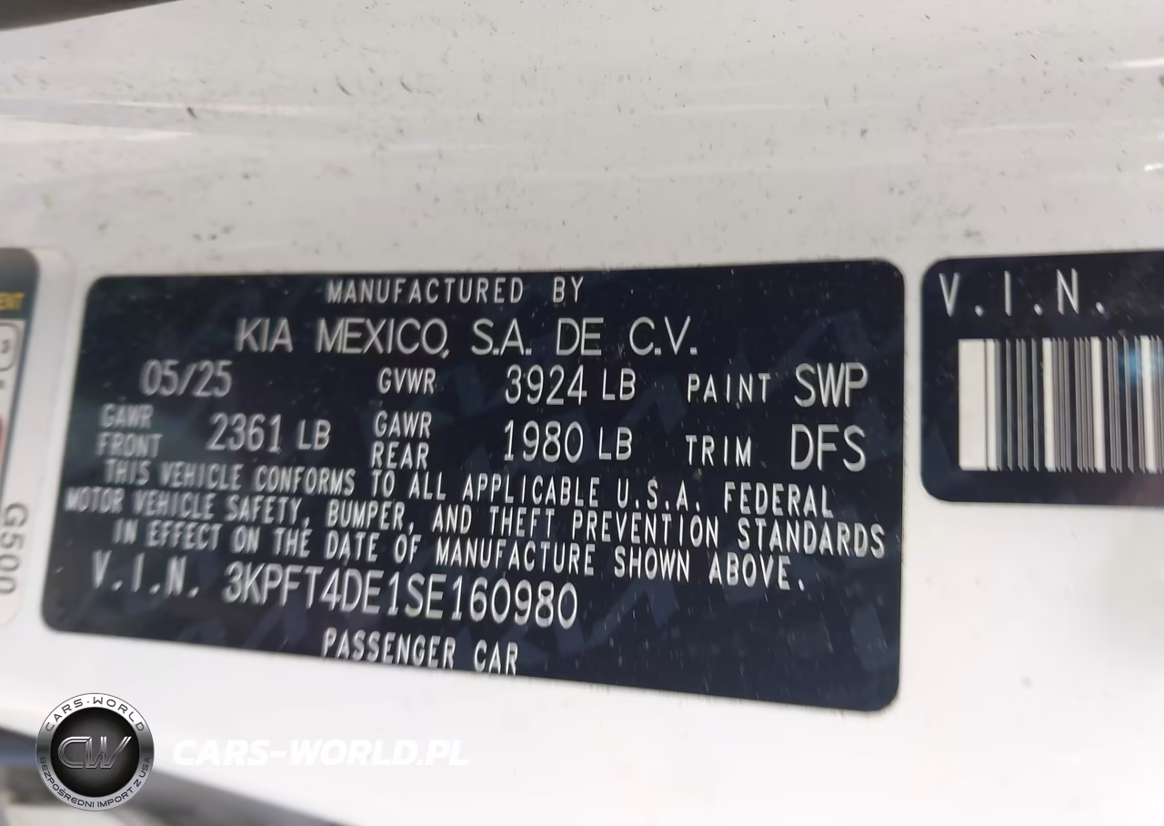 2025 Kia K4 Lxs VIN:3KPFT4DE1SE160980 - 9