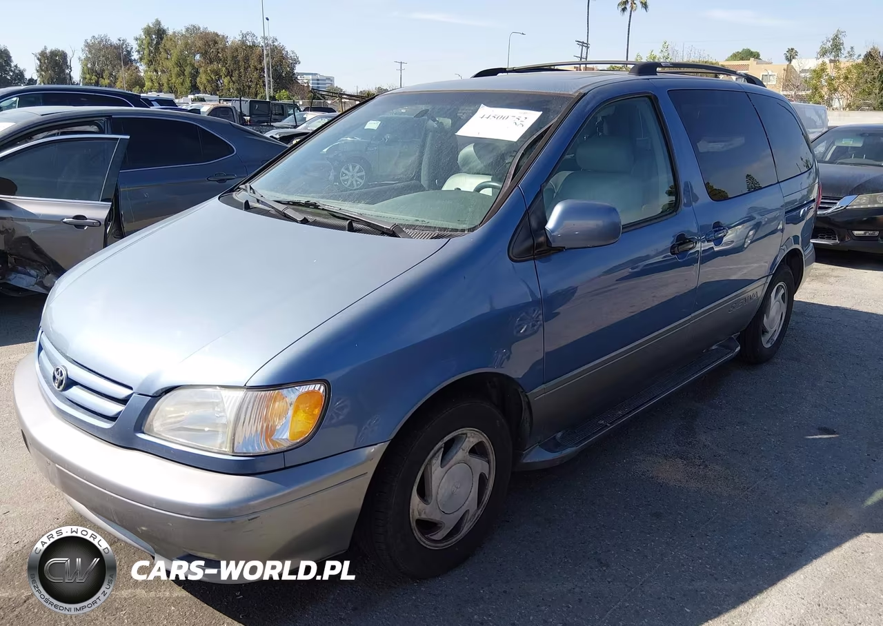 2002 Toyota Sienna Xle VIN:4T3ZF13C42U451478 - 2
