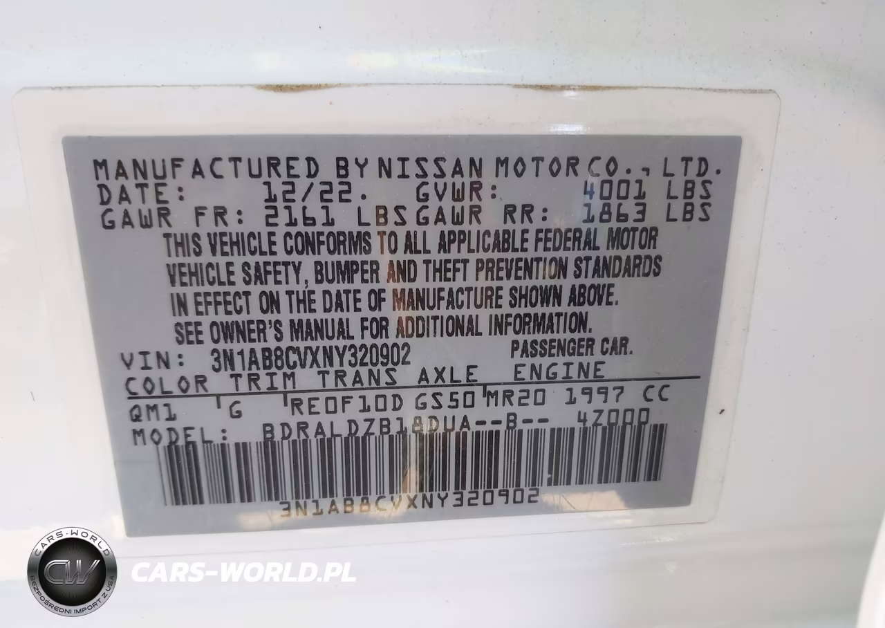 2022 Nissan Sentra Sv Xtronic Cvt VIN:3N1AB8CVXNY320902 - 9