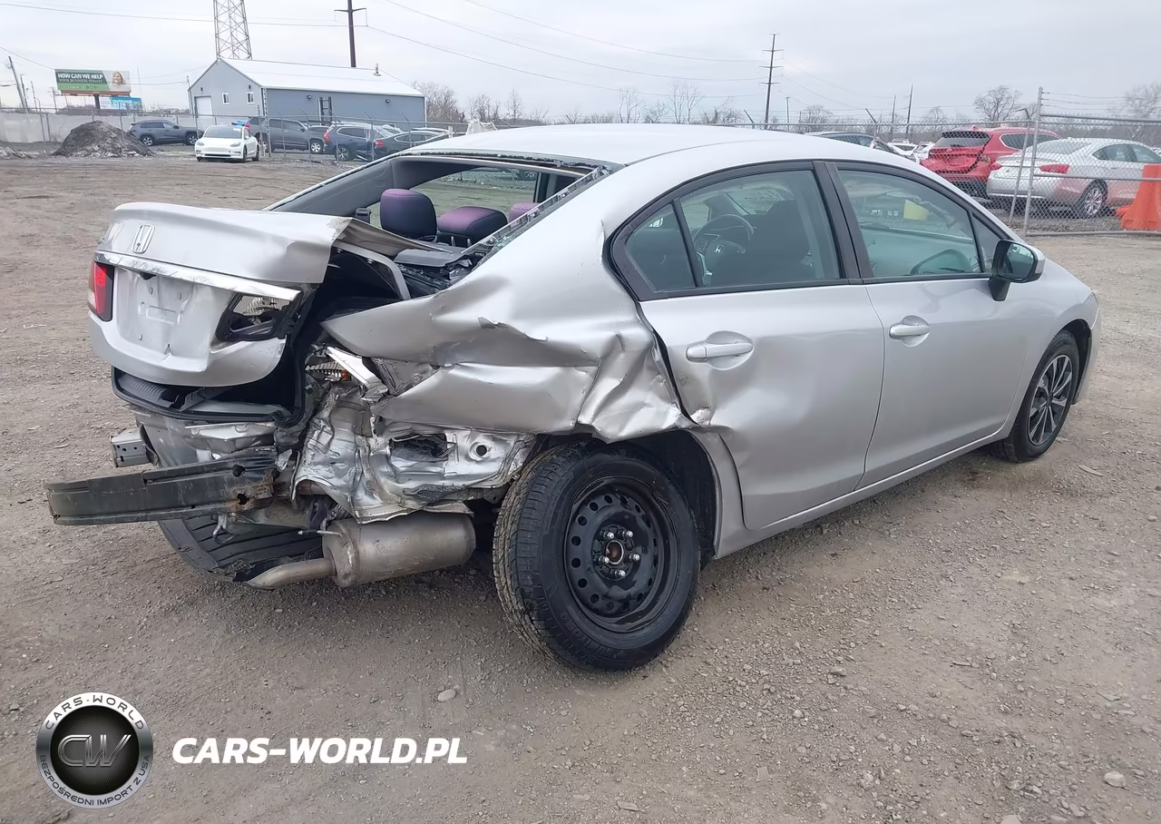 2015 Honda Civic Lx VIN:19XFB2F57FE272936 - 4