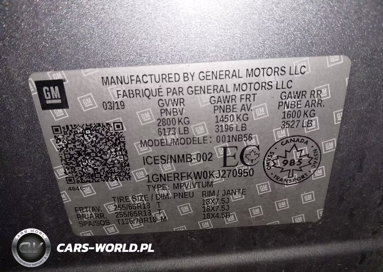 2019 Chevrolet Traverse Ls VIN:1GNERFKW0KJ270950 - 9