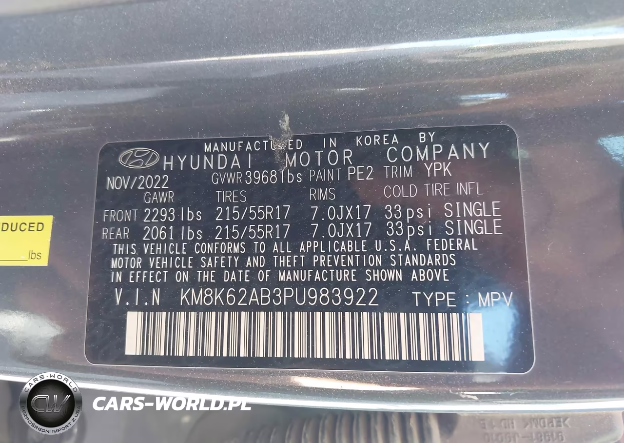 2023 Hyundai Kona Sel VIN:KM8K62AB3PU983922 - 9
