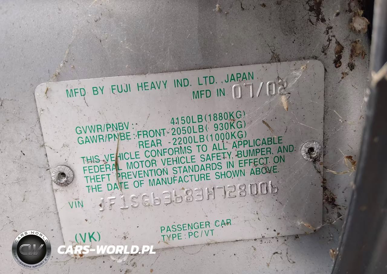2003 Subaru Forester X VIN:JF1SG63683H728006 - 9