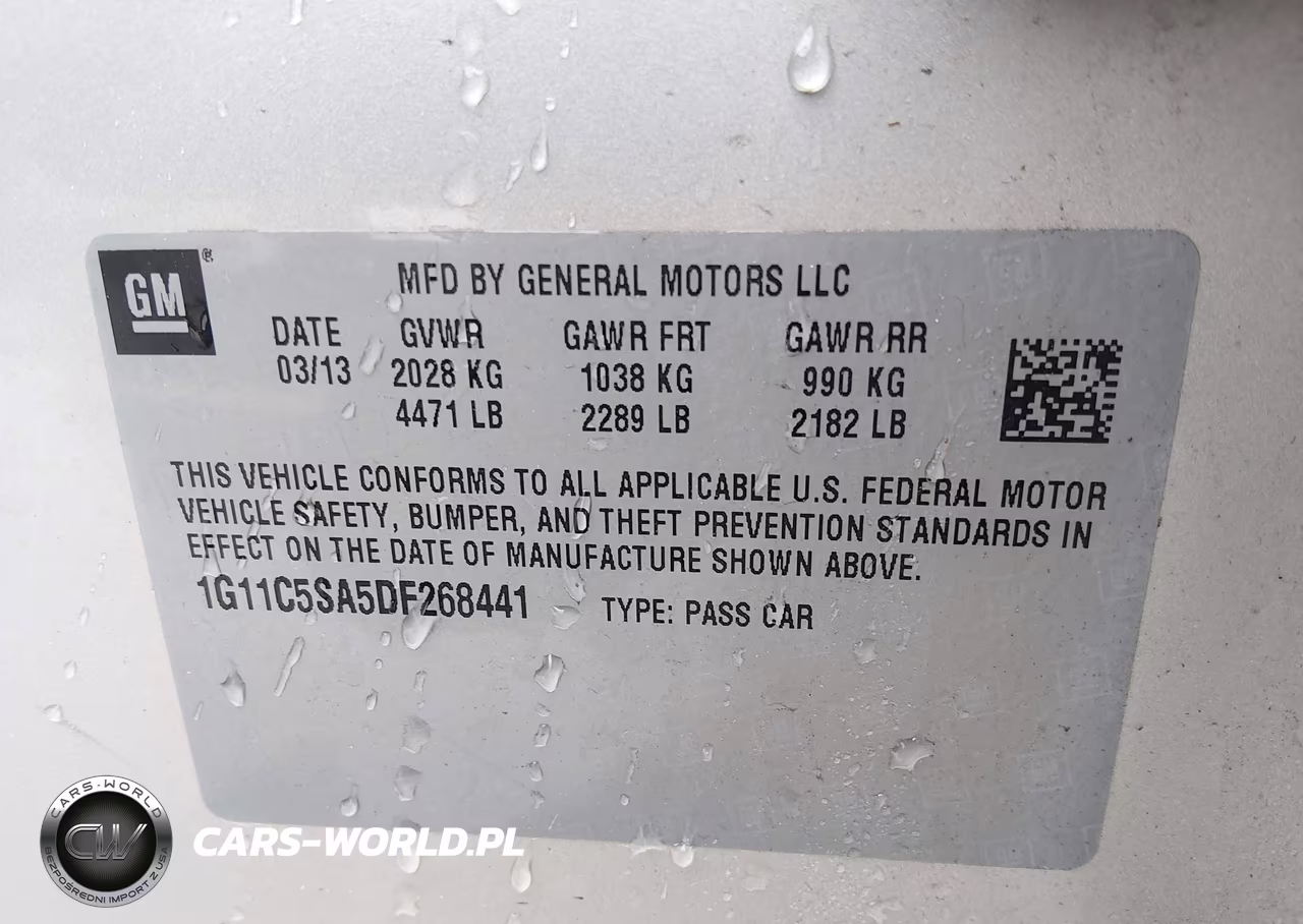 2013 Chevrolet Malibu 1Lt VIN:1G11C5SA5DF268441 - 9