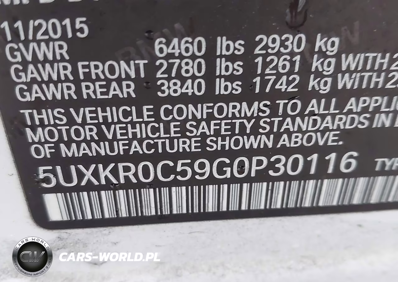 2016 BMW X5 xDrive35I VIN:5UXKR0C59G0P30116 - 9