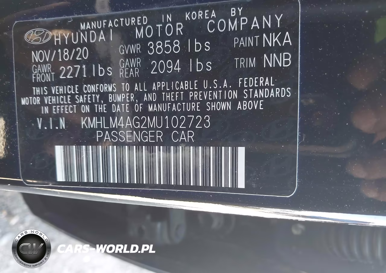 2021 Hyundai Elantra Sel VIN:KMHLM4AG2MU102723 - 9