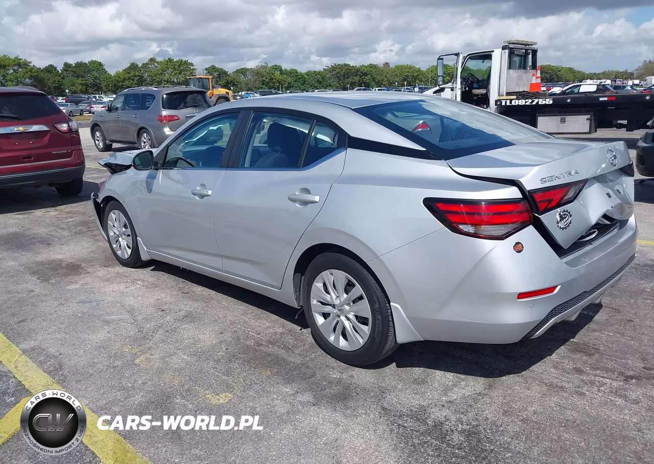 2020 Nissan Sentra S Xtronic Cvt VIN:3N1AB8BV7LY240701 - 3