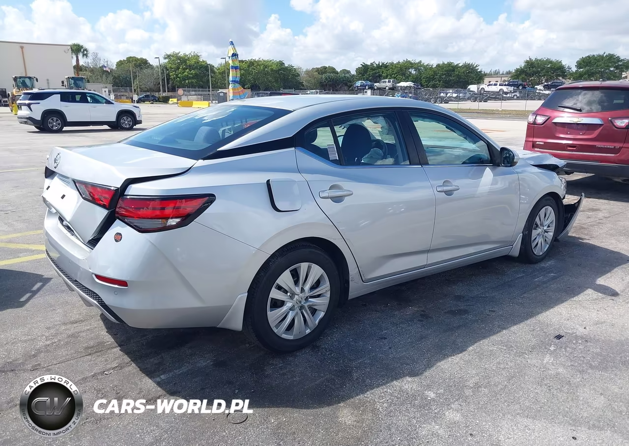 2020 Nissan Sentra S Xtronic Cvt VIN:3N1AB8BV7LY240701 - 4