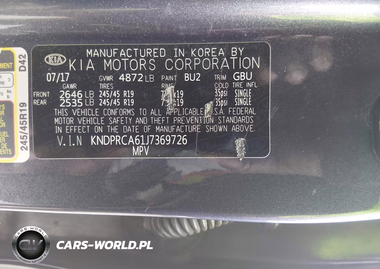 2018 Kia Sportage Sx Turbo VIN:KNDPRCA61J7369726 - 9