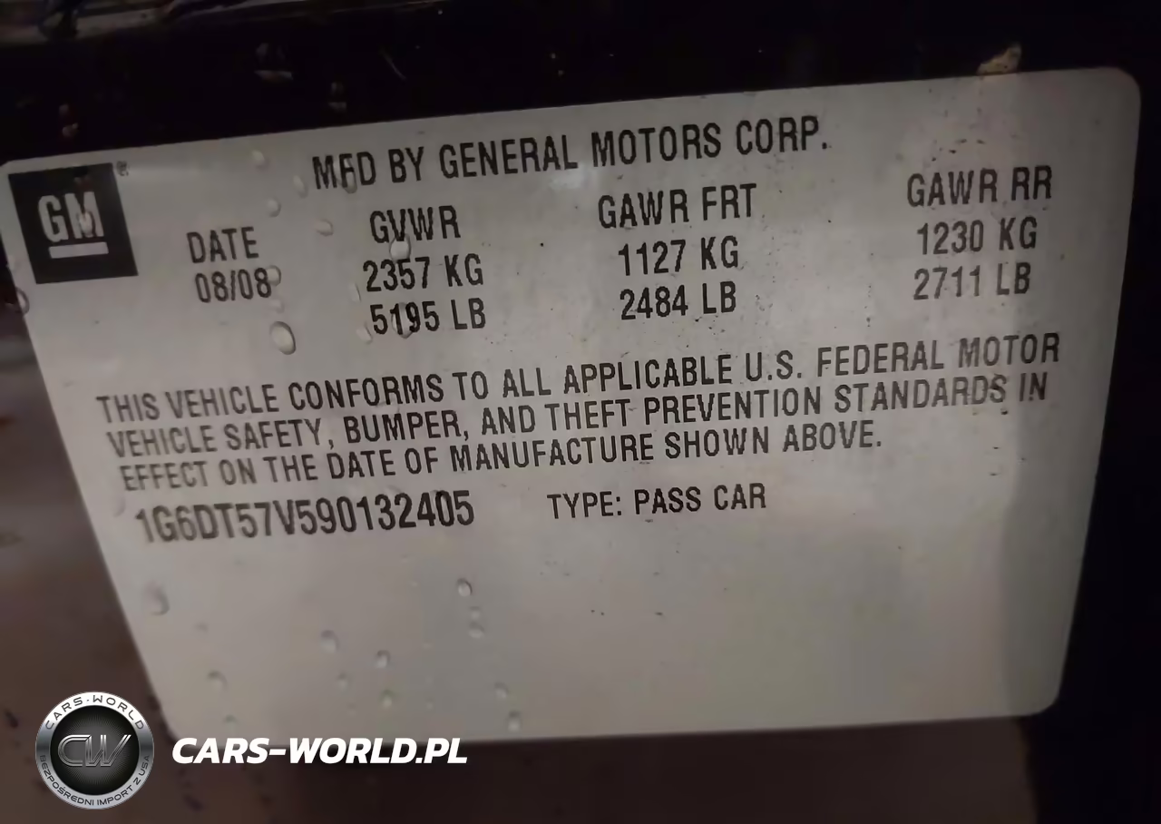2009 Cadillac Cts Standard VIN:1G6DT57V590132405 - 9