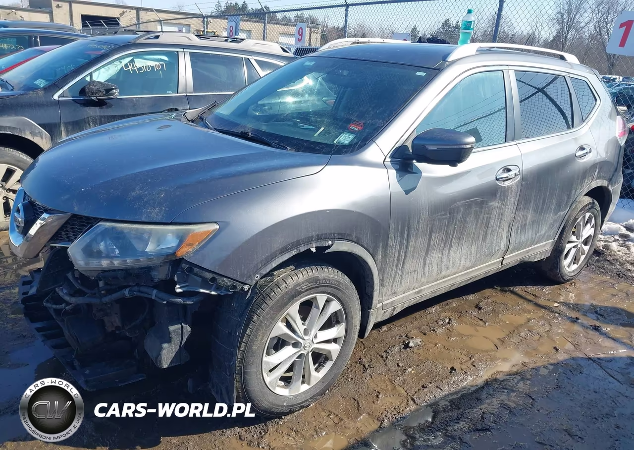 2014 Nissan Rogue Sv VIN:5N1AT2MV7EC845345 - 2
