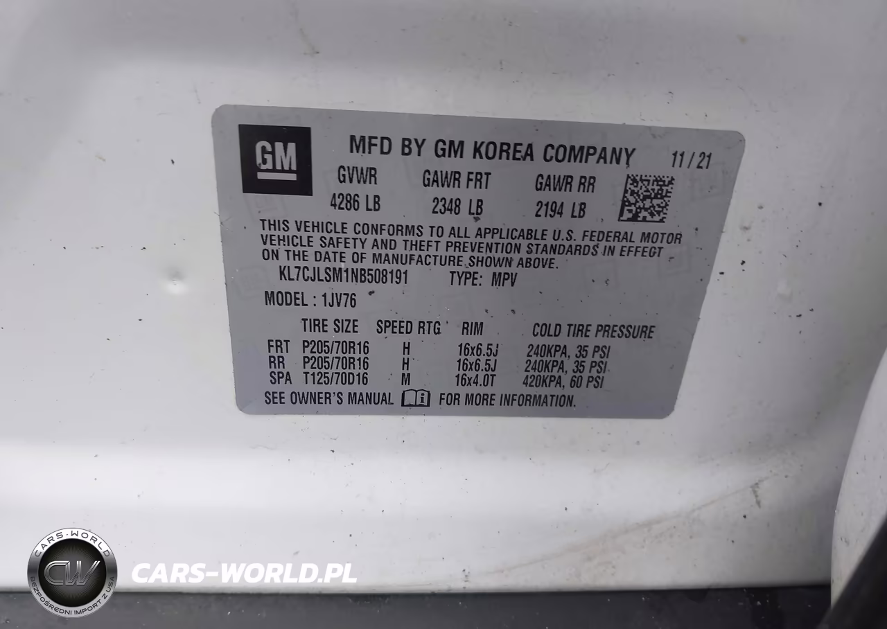 2022 Chevrolet Trax Fwd Lt VIN:KL7CJLSM1NB508191 - 9