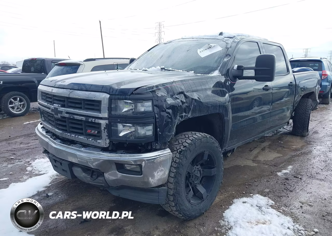 2014 Chevrolet Silverado 1500 2Lt VIN:3GCUKREC7EG316453 - 2