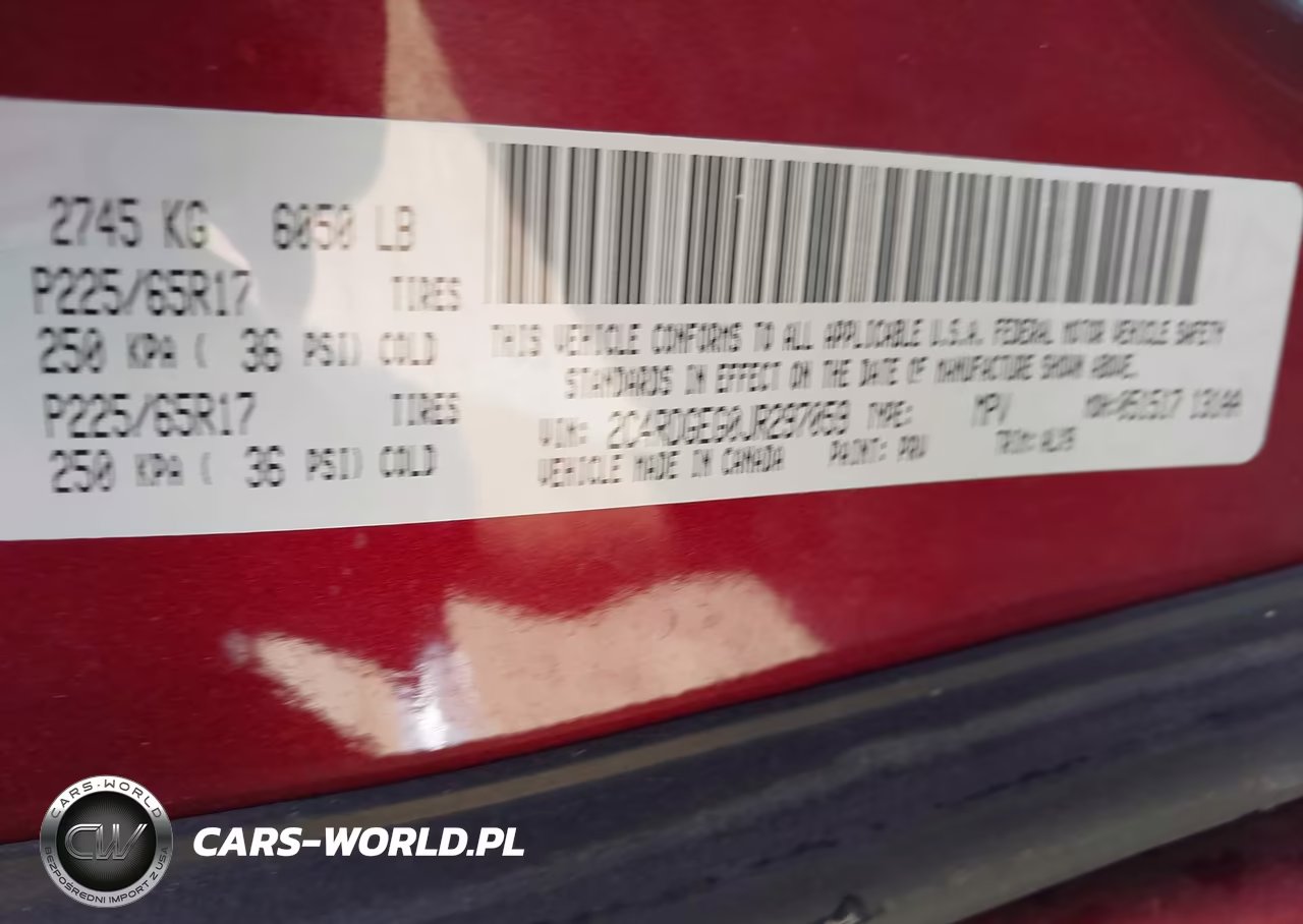 2018 Dodge Grand Caravan Gt VIN:2C4RDGEG0JR297059 - 9