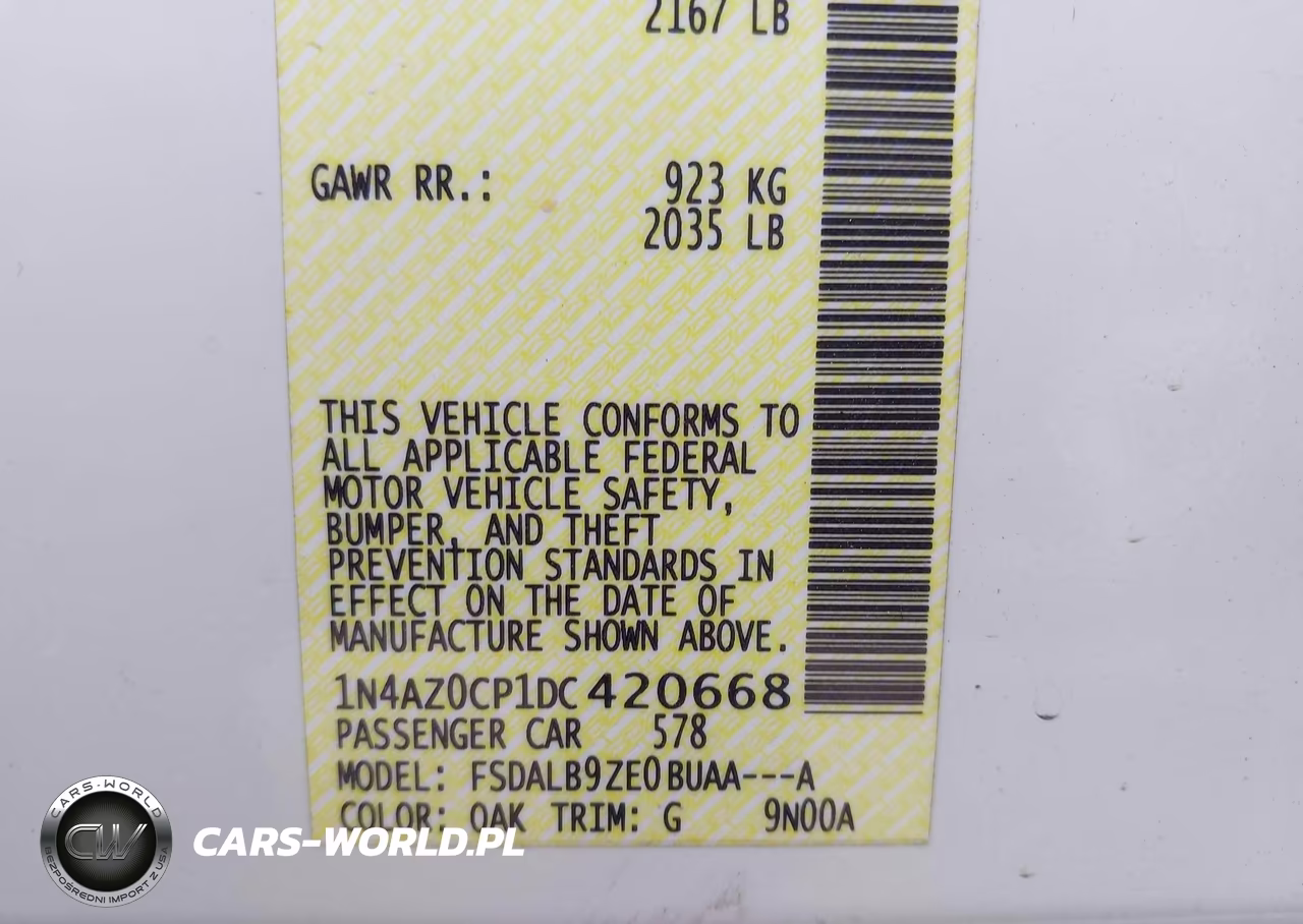 2013 Nissan Leaf S VIN:1N4AZ0CP1DC420668 - 9