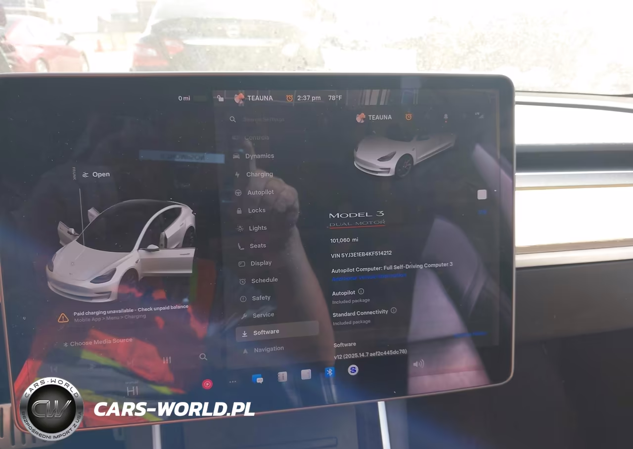 2019 Tesla Model 3 Long Range-Performance VIN:5YJ3E1EB4KF514212 - 7
