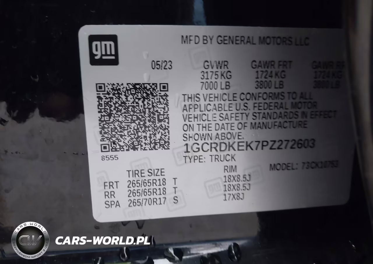 2023 Chevrolet Silverado 1500 VIN:1GCRDKEK7PZ272603 - 9