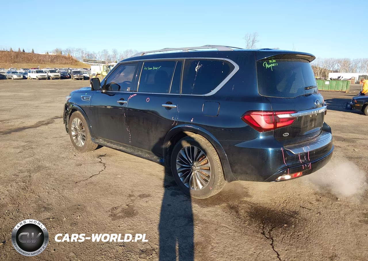 2019 Infiniti Qx80 Luxe VIN:JN8AZ2NE6K9225777 - 3