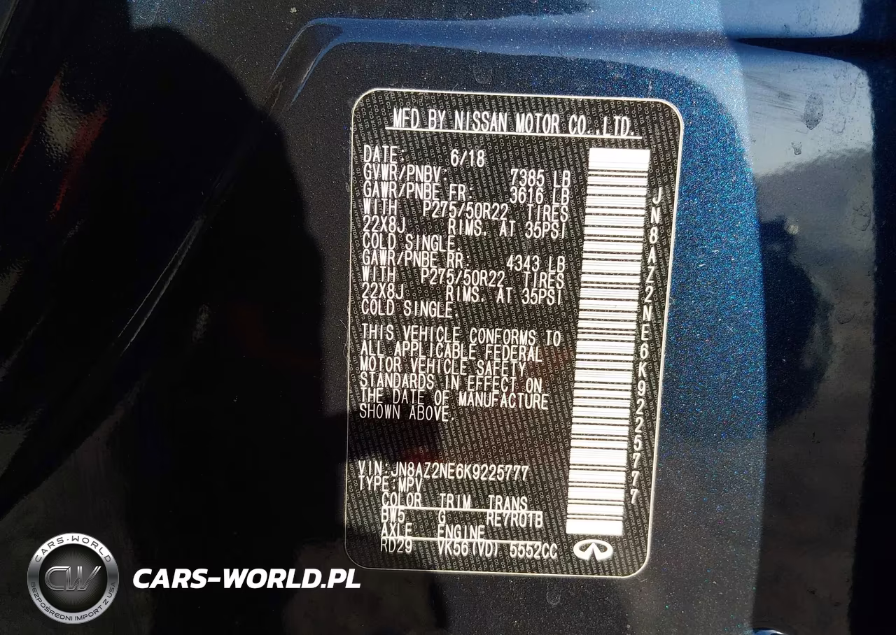 2019 Infiniti Qx80 Luxe VIN:JN8AZ2NE6K9225777 - 9