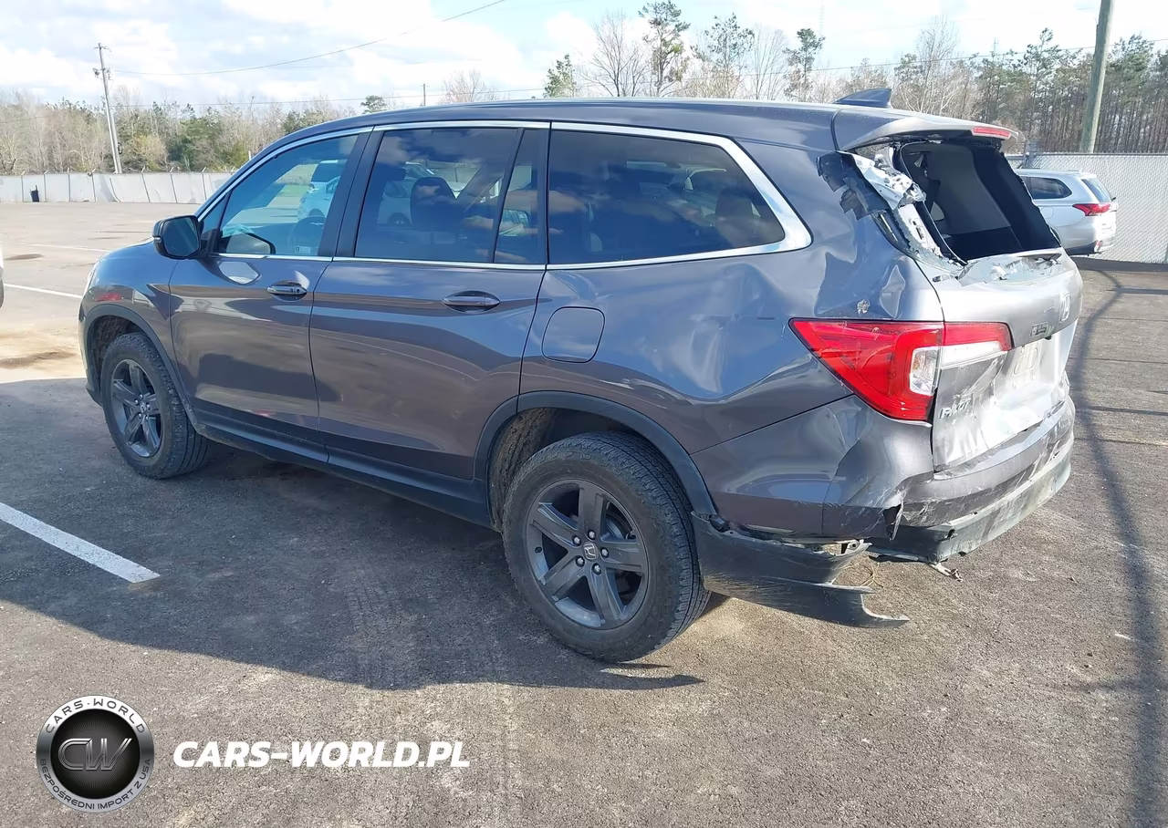 2022 Honda Pilot Awd Ex-L VIN:5FNYF6H52NB018433 - 3