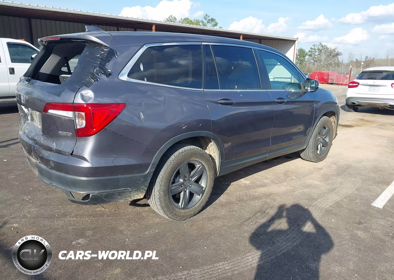 2022 Honda Pilot Awd Ex-L VIN:5FNYF6H52NB018433 - 4