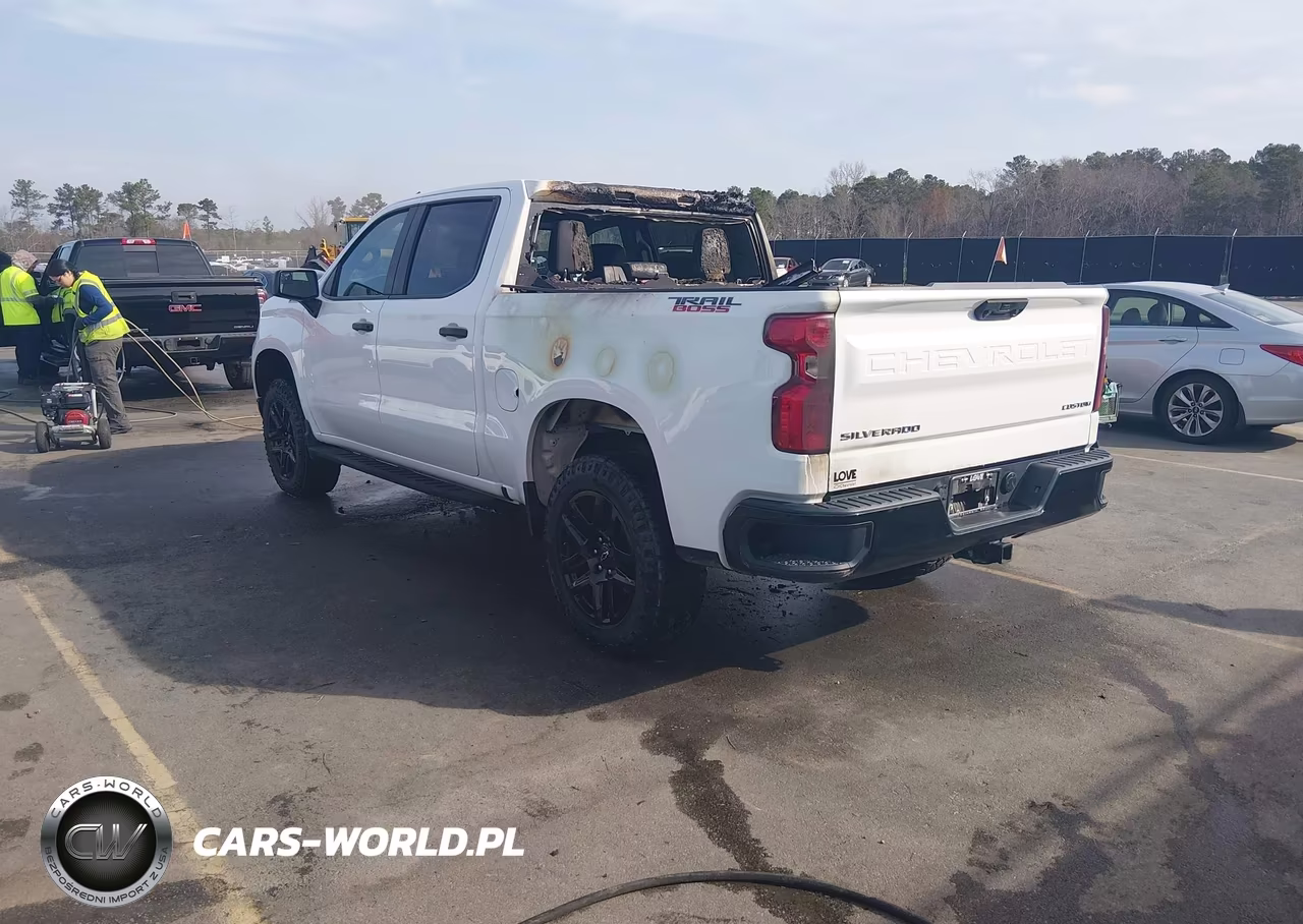 2022 Chevrolet Silverado 1500 4Wd Short Bed Custom Trail Boss VIN:3GCPDCEK3NG691512 - 3