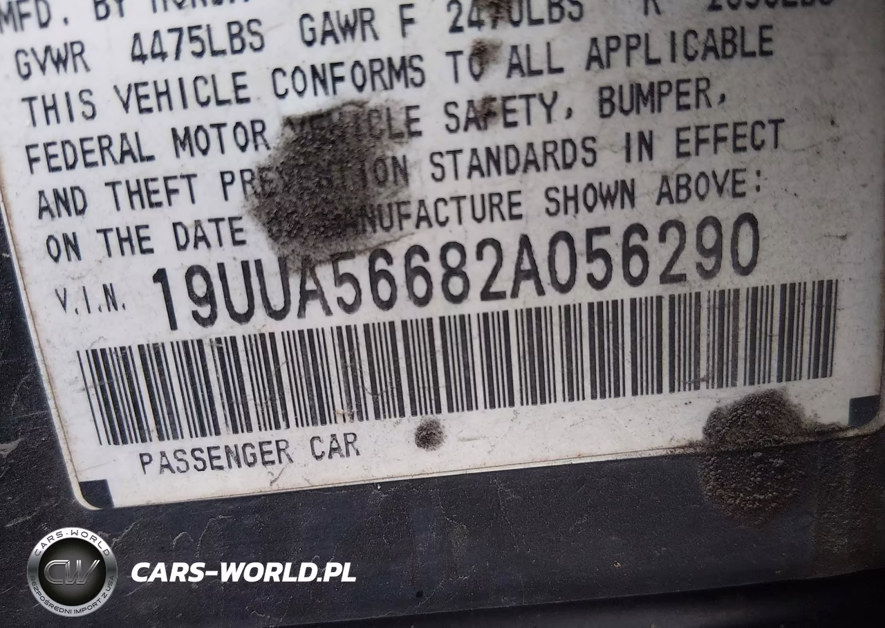 2002 Acura Tl 3.2 VIN:19UUA56682A056290 - 9