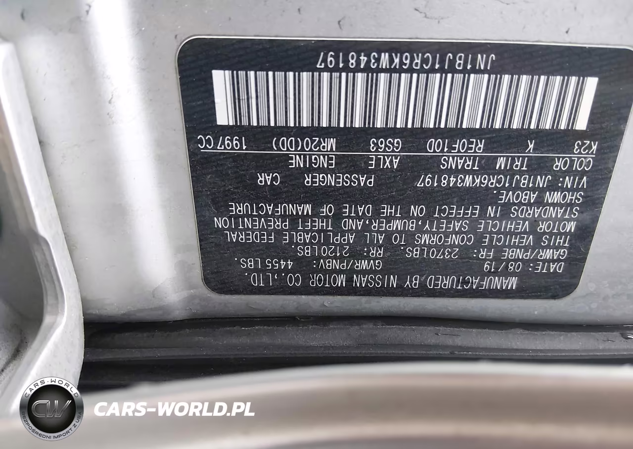 2019 Nissan Rogue Sport Sv VIN:JN1BJ1CR6KW348197 - 9
