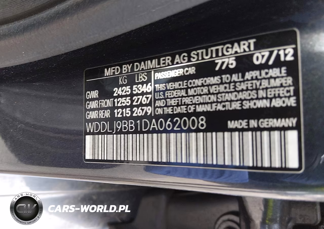 2013 Mercedes-Benz Cls 550 4Matic VIN:WDDLJ9BB1DA062008 - 9